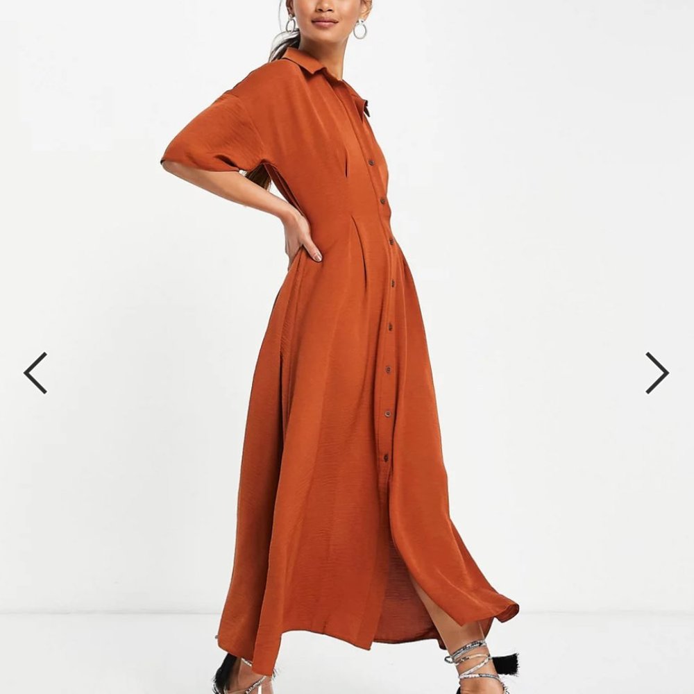 ASOS Button Down Midi Dress
